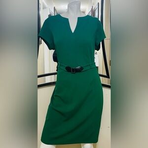 Enfocus Studio Green Midi Dress with Belt